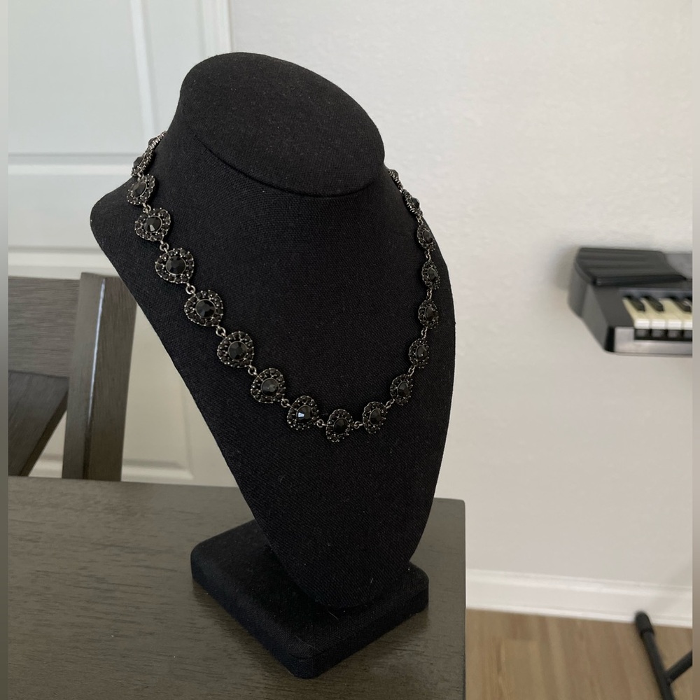 Vintage Black Necklace | Black